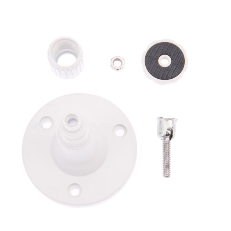 ABS Wall Mount Stand Bracket For Security Camera for Outdoor / Indoor Use, Size: 12.5cm x 8cm ABS Wall Mount Stand Bracket For Security Camera for Outdoor / Indoor Use, Size: 12.5cm x 8cm